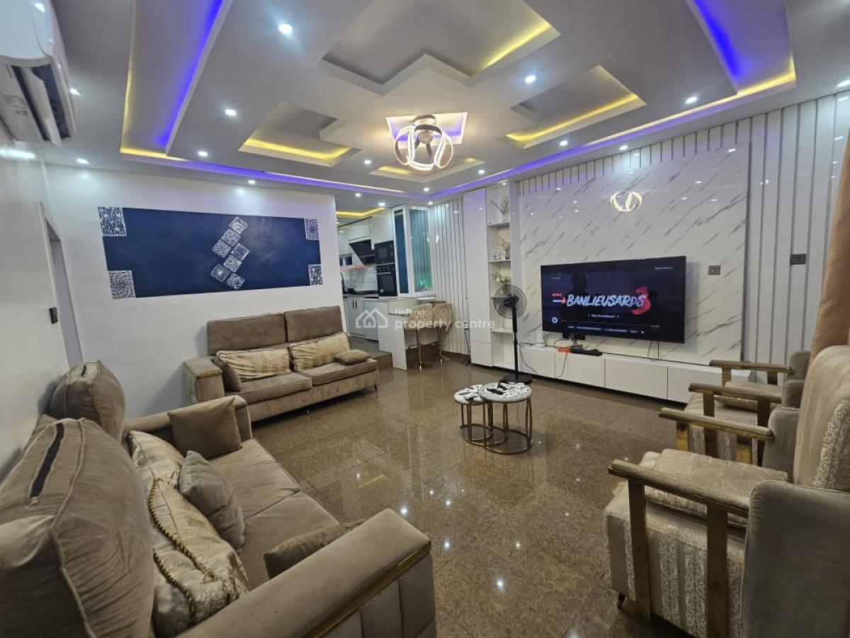 Fully Furnished 2 Bedroom Bungalow with Bq, : Phase 1, Prince Court Estate, Kobape, Abeokuta South, Ogun, Detached Bungalow for Sale