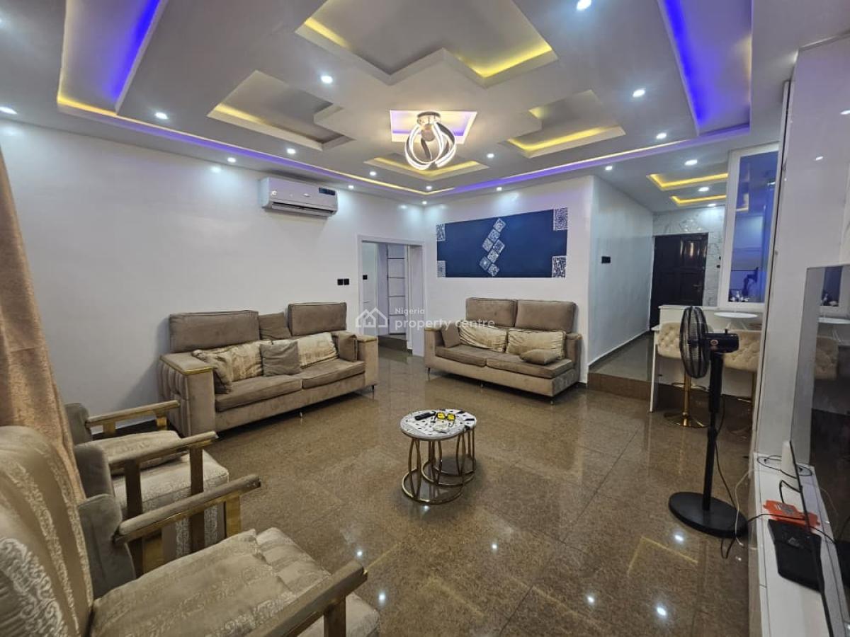 Fully Furnished 2 Bedroom Bungalow with Bq, : Phase 1, Prince Court Estate, Kobape, Abeokuta South, Ogun, Detached Bungalow for Sale