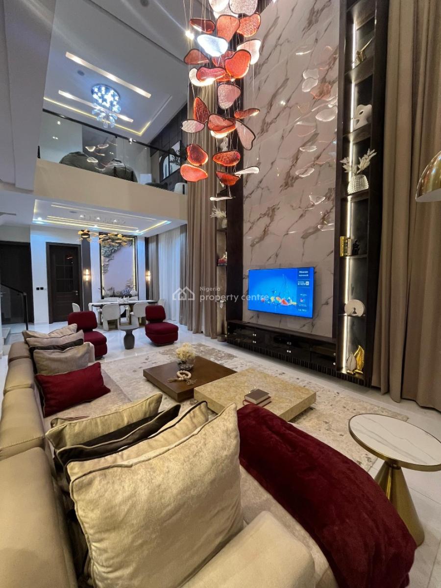 Luxury Furniture 5 Bedroom Detached Duplex, Mega Mound, Ikota, Lekki, Lagos, Detached Duplex for Rent