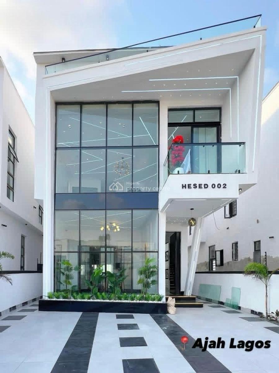 Contemporary Designed 5 Bedroom Fully Detached Duplex with Bq & Gym, Ajah, Lagos, Detached Duplex for Sale