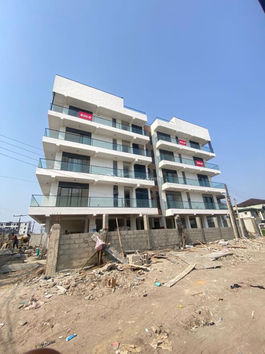 Spacious 2 Bedroom Waterfront Serviced Apartment with Rooftop &elevator, Ikate, Lekki, Lagos, Flat / Apartment for Sale