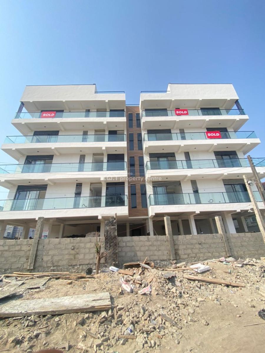 Spacious 2 Bedroom Waterfront Serviced Apartment with Rooftop &elevator, Ikate, Lekki, Lagos, Flat / Apartment for Sale