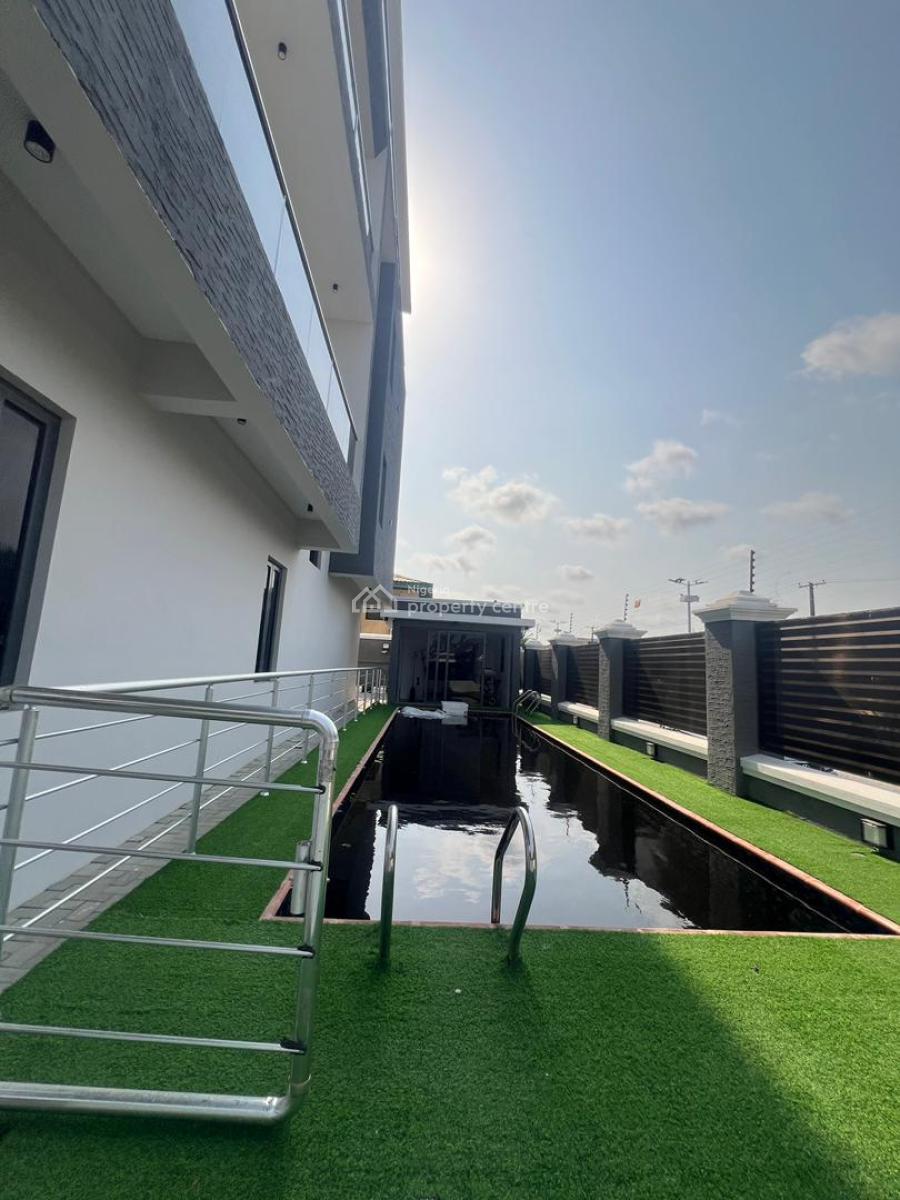 Luxurious & Newly Built 4 Bedroom Terrace Duplex with Pool, Ac & Gym, Oniru, Victoria Island (vi), Lagos, Terraced Duplex for Rent