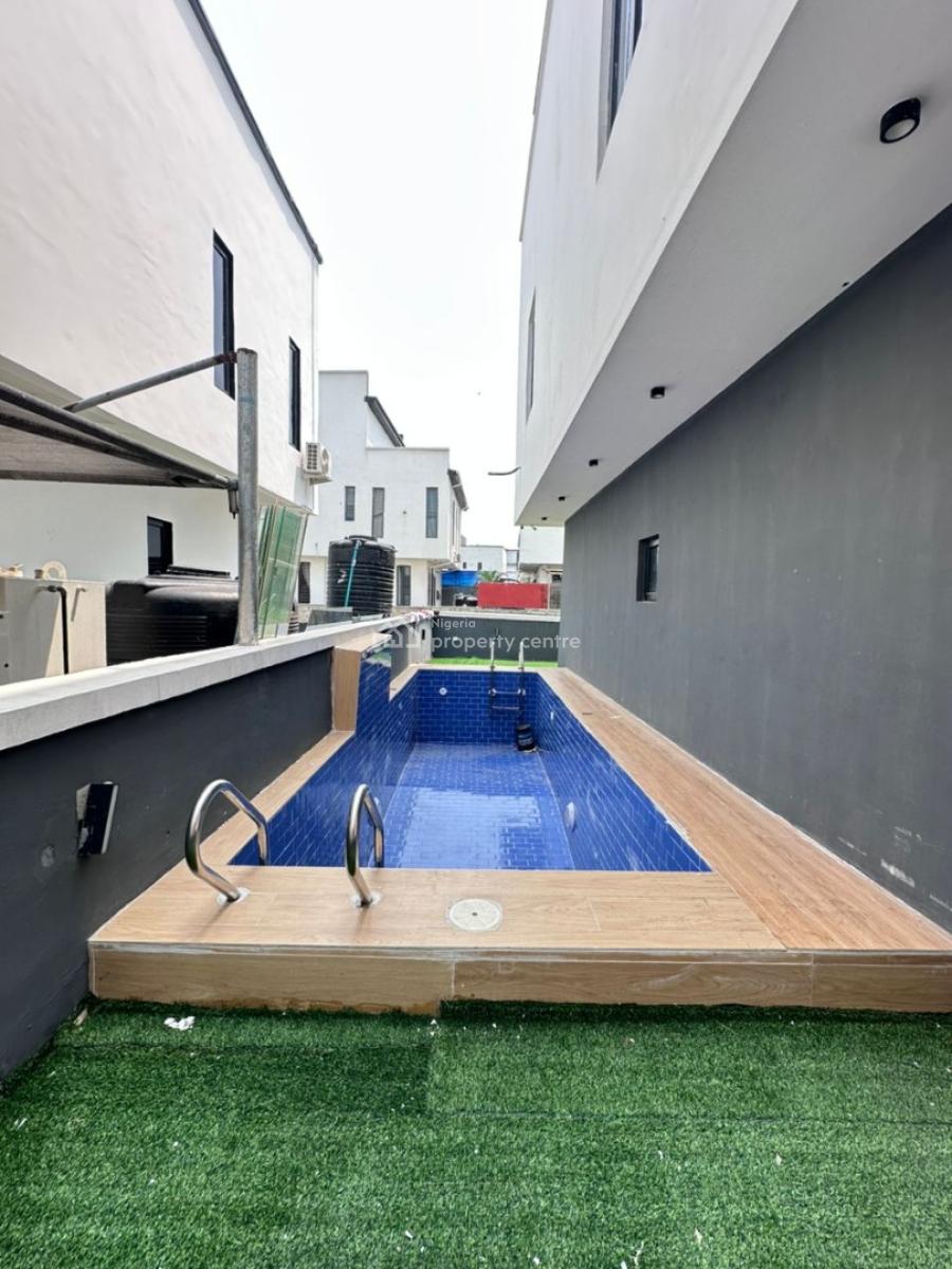 Super Solid 5 Bedroom Detached with Pool & Bq, Ikota, Lekki, Lagos, Detached Duplex for Sale