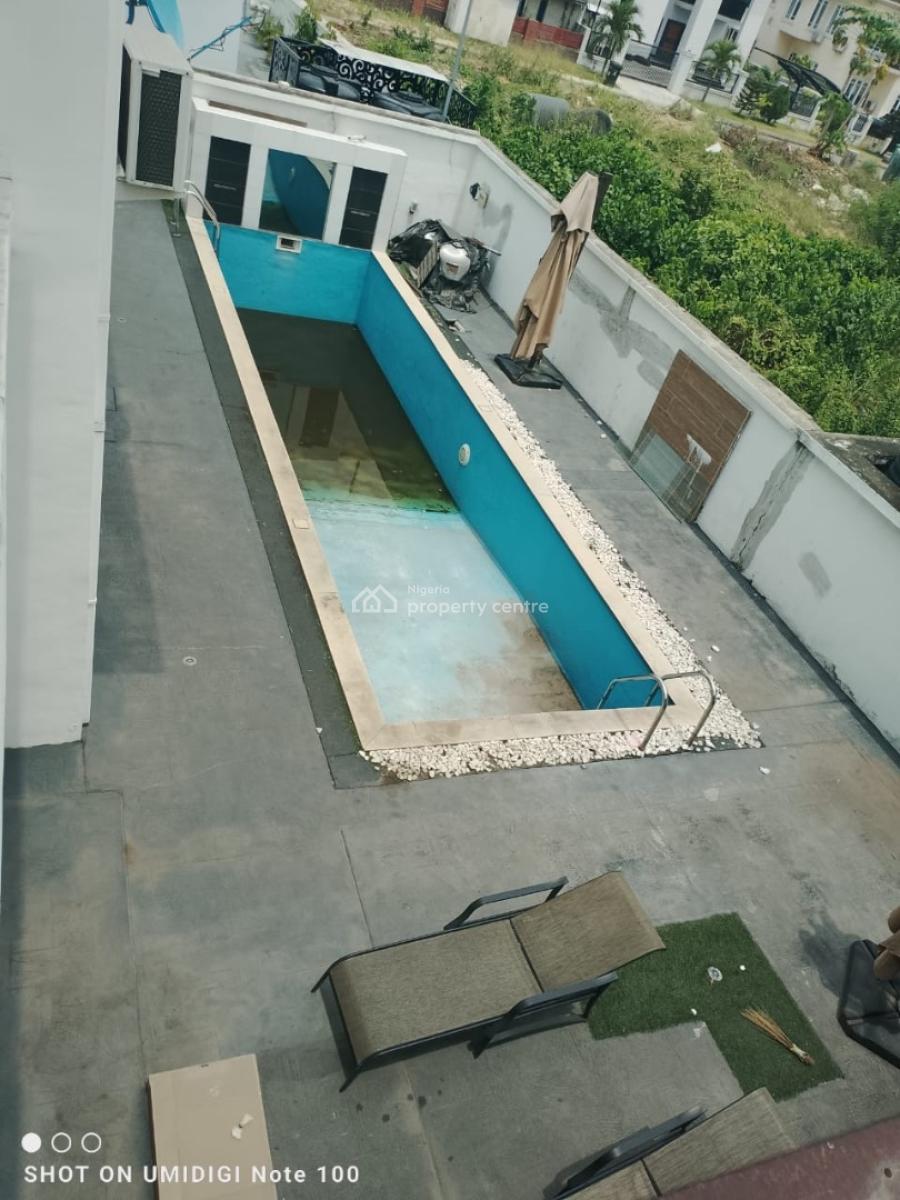 Partly Furnished Luxury Ezecutive 5bedroom Fully Detached House &bq, Royal Garden Estate,ajiwe ,ajah ,lagos ,nigeria, Ajiwe, Ajah, Lagos, Detached Duplex for Sale