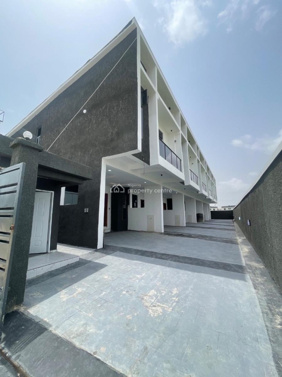 Newly Built 3 Bedroom Terraced Duplex in a Communal Living Space, Abraham Adesanya, Ajah, Lagos, Terraced Duplex for Sale