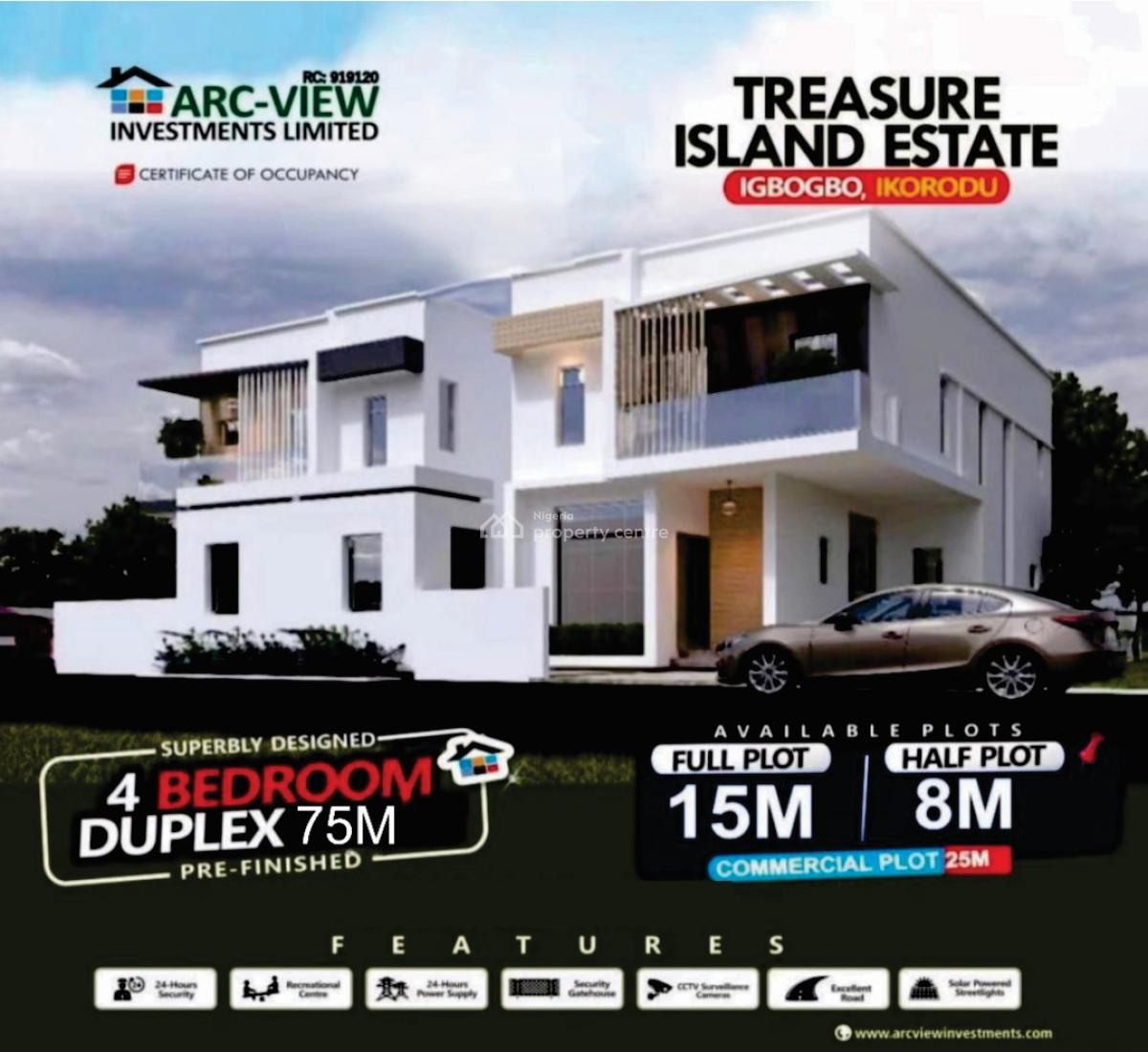 Luxury Buy and Build Land with Cofo, Treasure Island Estate, Igbogbo, Ikorodu, Lagos, Residential Land for Sale