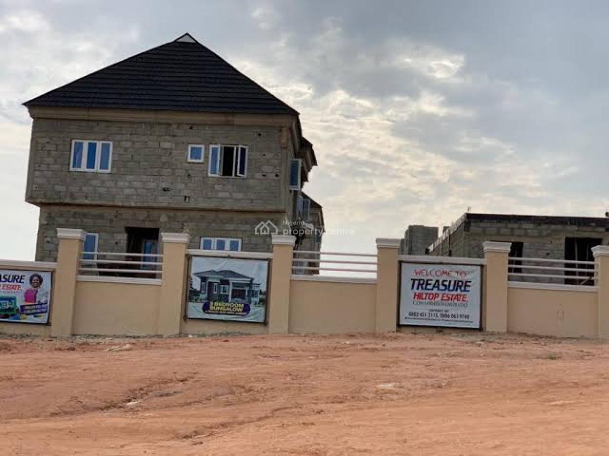 Luxury 4 Bedroom Duplex (carcass), Treasure Hiltop Estate, Command Road, Alagbado, Ifako-ijaiye, Lagos, Detached Duplex for Sale