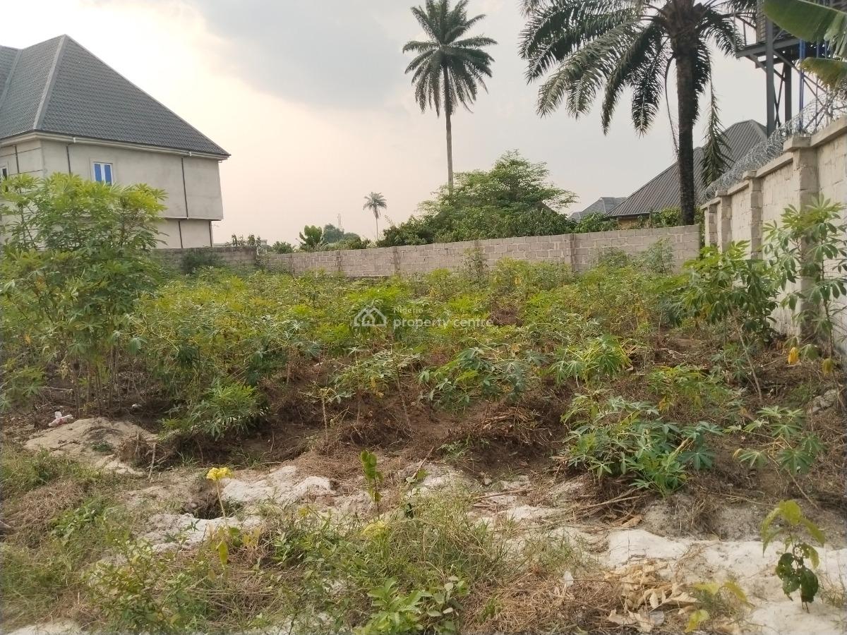 Well Located One Plot of Residential Land, Apu Road Off Eneka Rukpokwu Road, Rukpokwu, Port Harcourt, Rivers, Residential Land for Sale