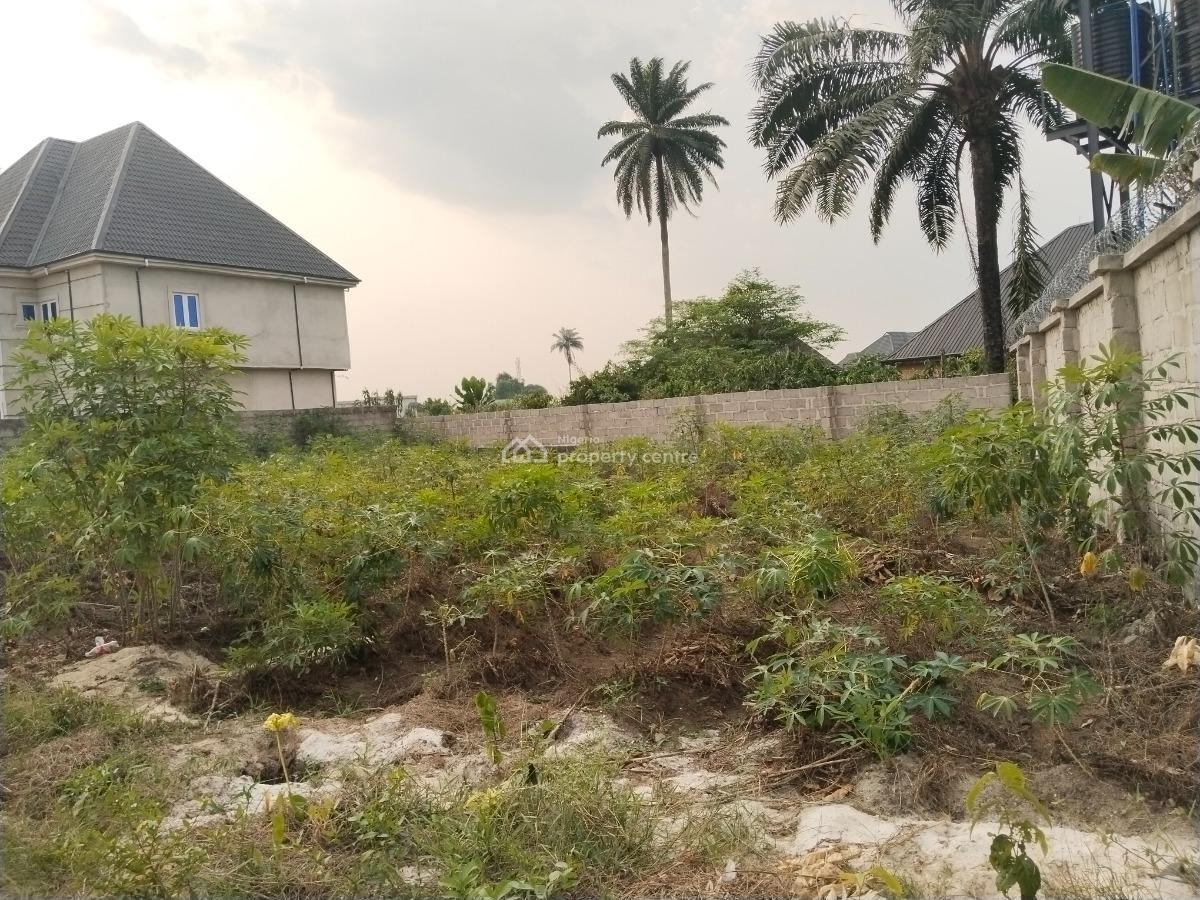 Well Located One Plot of Residential Land, Apu Road Off Eneka Rukpokwu Road, Rukpokwu, Port Harcourt, Rivers, Residential Land for Sale