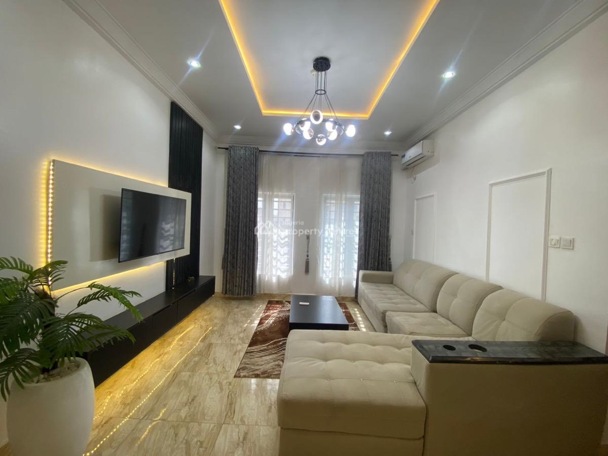 Beautiful 3 Bedroom Furnished Apartment,24 Hours Serviced, Katampe (main), Katampe, Abuja, Flat / Apartment for Rent