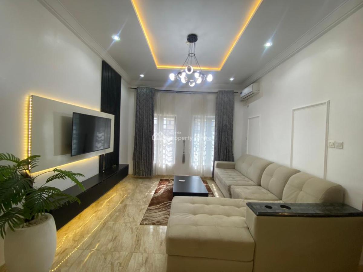 Beautiful 3 Bedroom Furnished Apartment,24 Hours Serviced, Katampe (main), Katampe, Abuja, Flat / Apartment for Rent