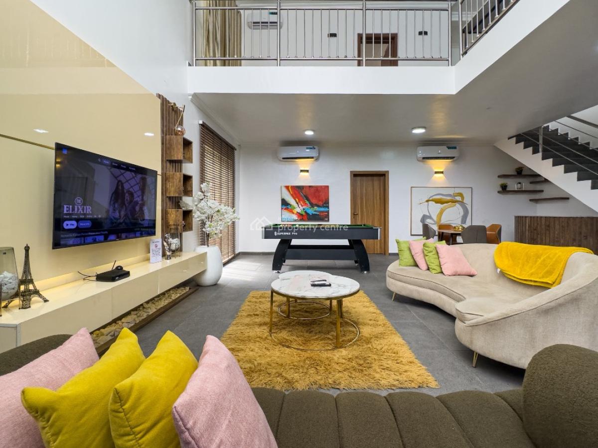 Luxury Fully Furnished 3 Bedroom Terrace Duplex, Adewale Oshin Street Off Fola Osibo, Lekki Phase 1, Lekki Phase 1, Lekki, Lagos, Flat / Apartment Short Let