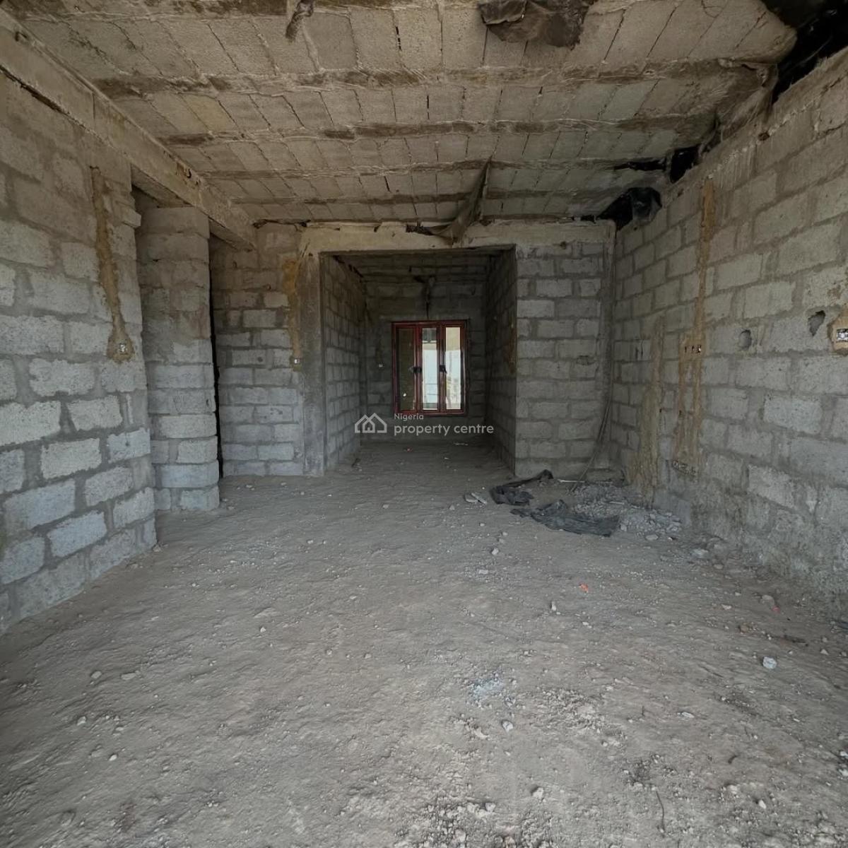 New 2-bedroom Apartment + Boys Quarters (semi-finished), Dakibiyu, Abuja, Block of Flats for Sale