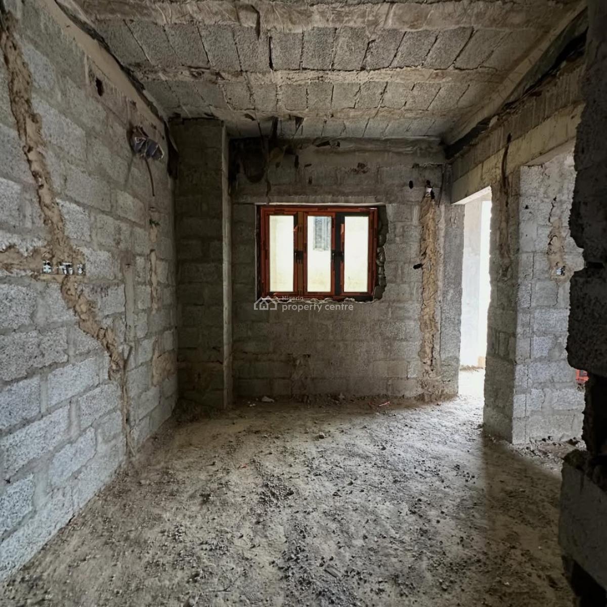 New 2-bedroom Apartment + Boys Quarters (semi-finished), Dakibiyu, Abuja, Block of Flats for Sale