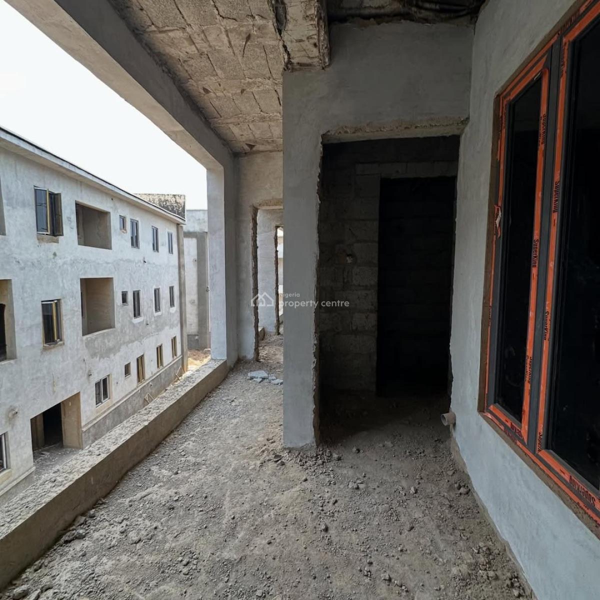 New 2-bedroom Apartment + Boys Quarters (semi-finished), Dakibiyu, Abuja, Block of Flats for Sale