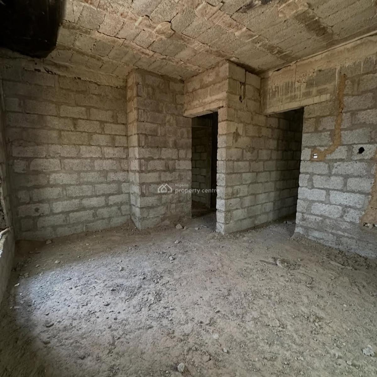 New 2-bedroom Apartment + Boys Quarters (semi-finished), Dakibiyu, Abuja, Block of Flats for Sale