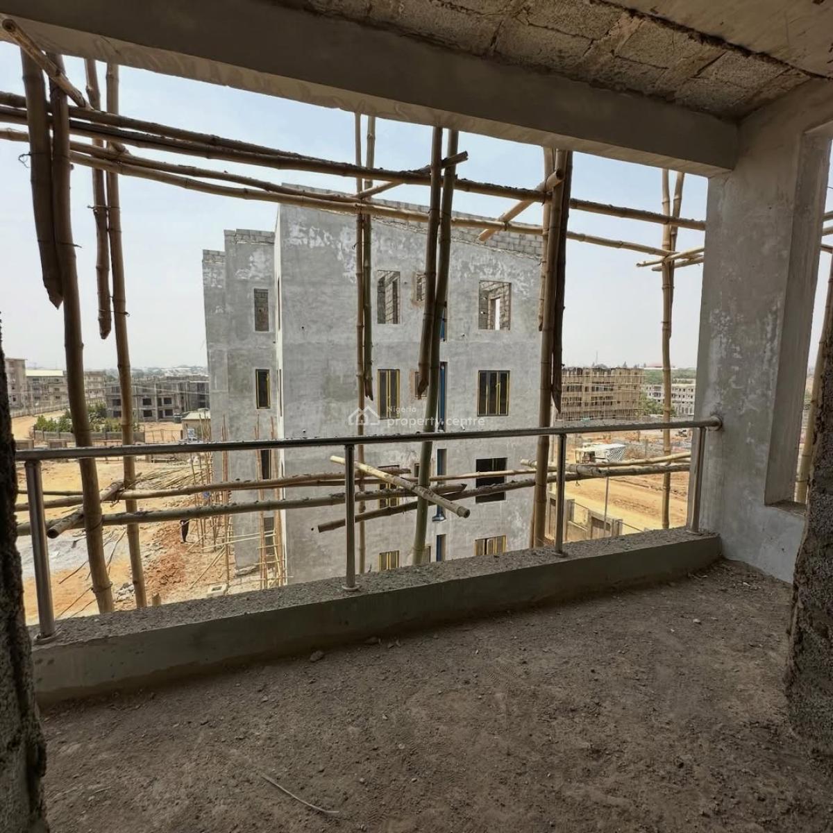 New 2-bedroom Apartment + Boys Quarters (semi-finished), Dakibiyu, Abuja, Block of Flats for Sale