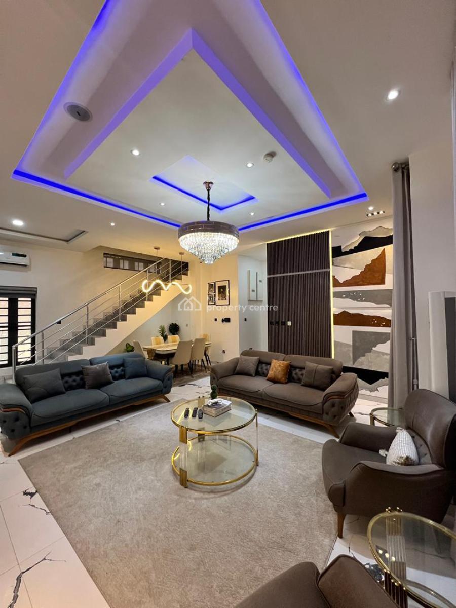 a Fully Furnished 4-bedroom Terrace Duplex, Lekki Lagos, Ikota, Lekki, Lagos, House for Rent