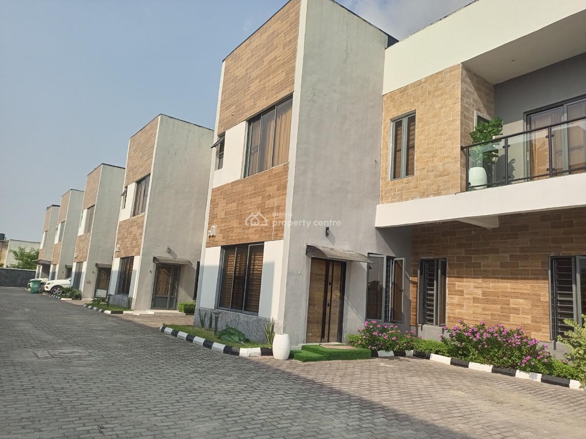 Luxury 4 Bedroom Duplex Corner Piece with C of O, Ajayi Apata Estate, Sangotedo, Ajah, Lagos, Terraced Duplex for Sale