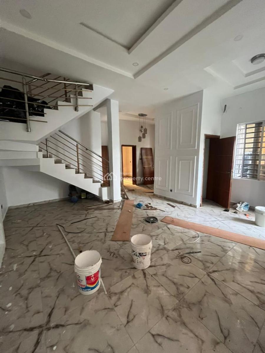 Exquisite 4 Bedroom Semi-detached Duplex with Bq, Chevron, Lekki, Lagos, Semi-detached Duplex for Rent
