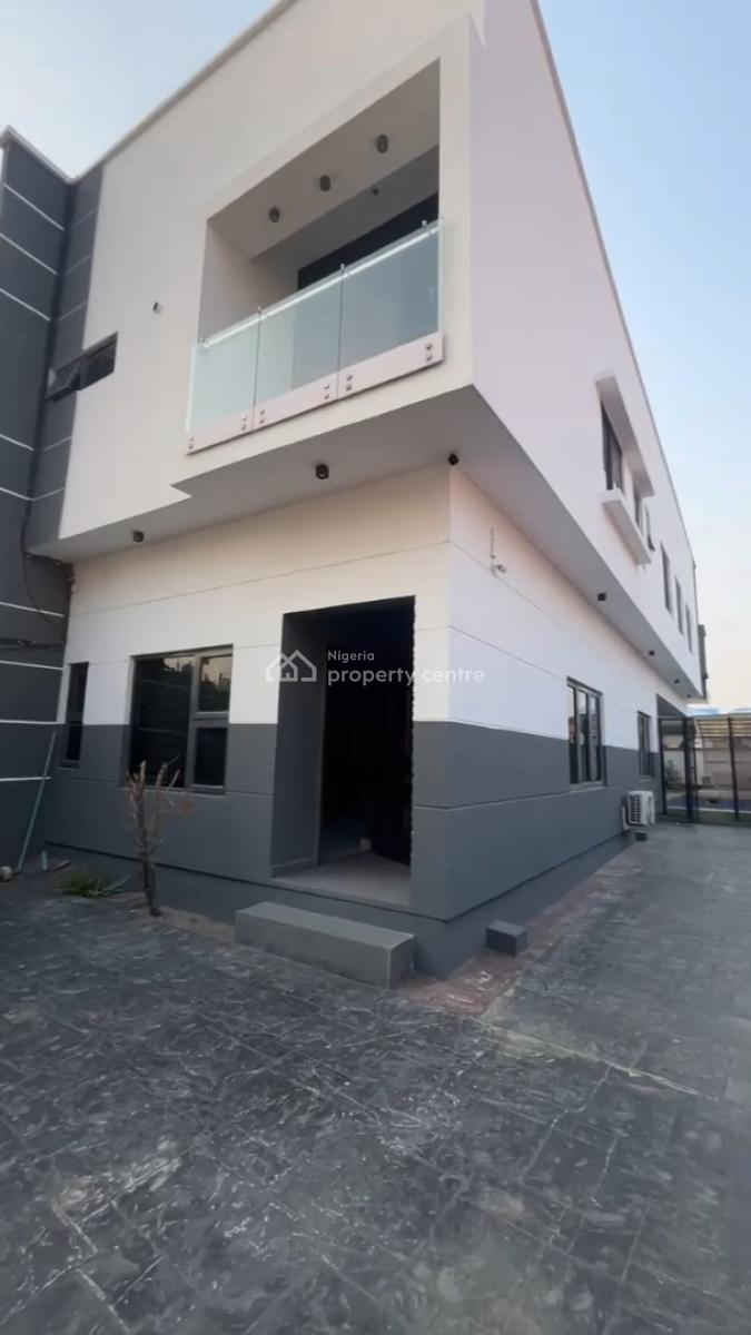 Semi Detached 4bedroom Ensuite Duplex with Private Pool, Secured Estate in Osapa Lekki, Lekki, Lagos, Semi-detached Duplex for Rent