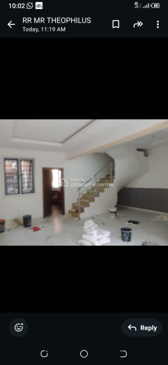 4 Bedroom Terraced Duplex on 2 Floors in a Secured Estate, in an Estate, Osapa, Lekki, Lagos, Terraced Duplex for Rent