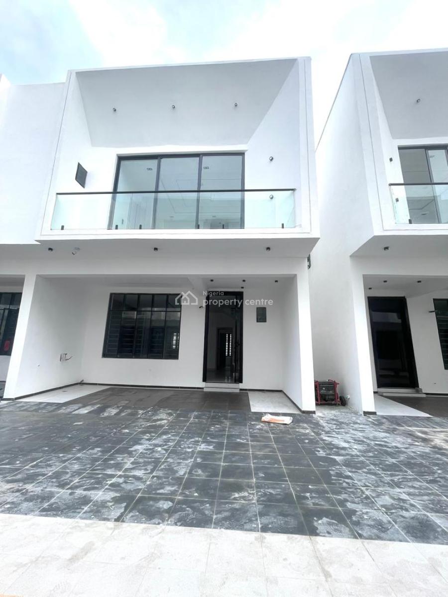 Newly Built with Spacious 4brm Terrace Duplex with Pool &gym, Ikota By Mobile Rd, Lekki, Lagos, Terraced Duplex for Sale
