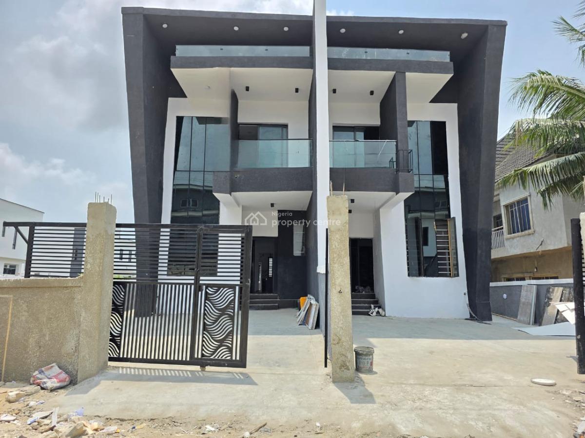 4 Bed Semi Detached Duplex with Bq*️, Abraham Adesanya Lekki Ajah, Ajah, Lagos, Semi-detached Duplex for Sale