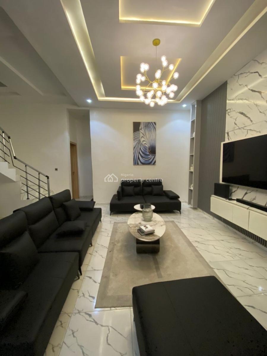 Fully Furnished 4 Bedroom Terrace Duplex, Ikota, Lekki, Lagos, Terraced Duplex for Rent