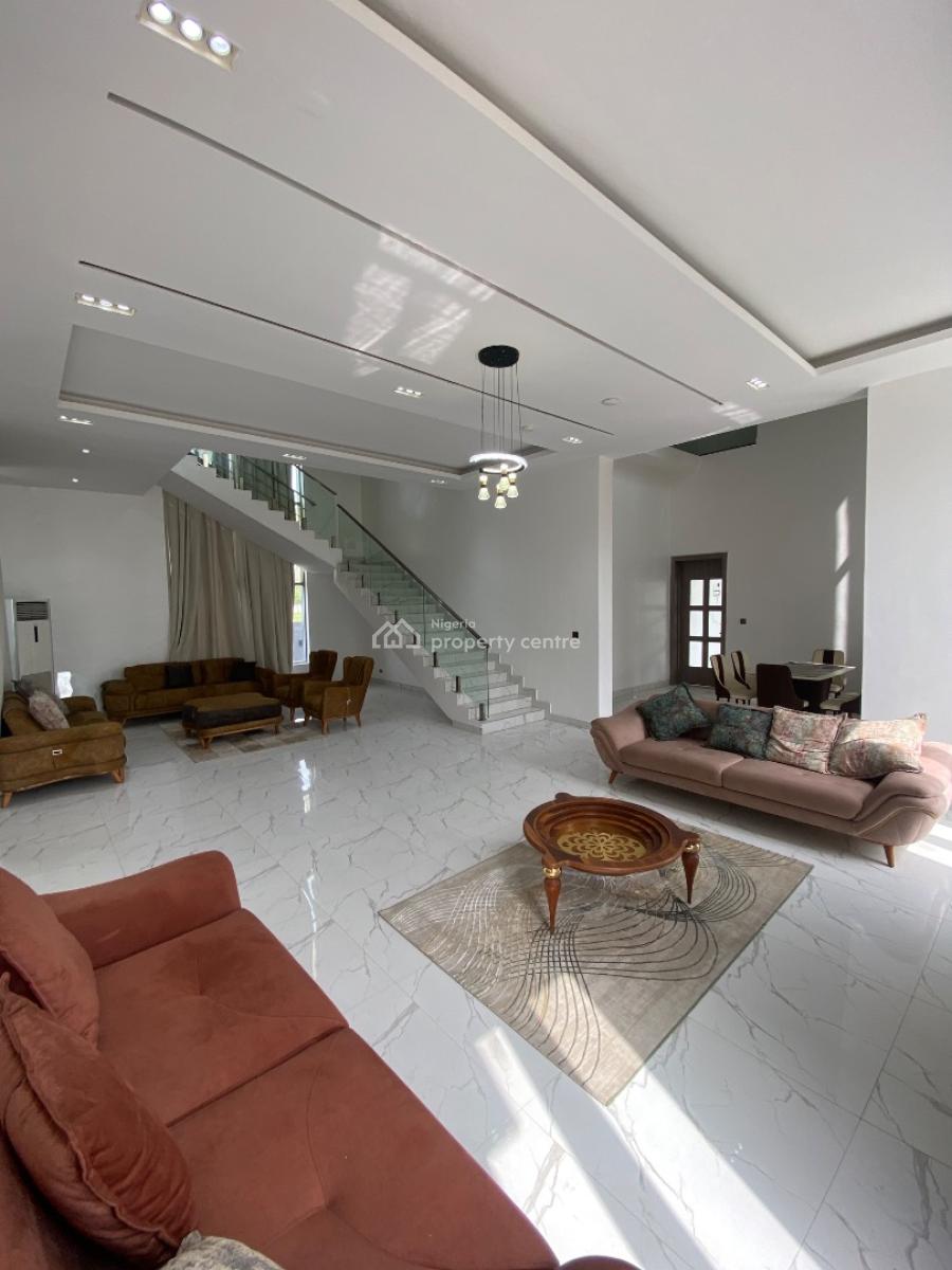 Furnished 5 Bed Duplex in a Gated Estate, Pinnock Beach, Osapa, Lekki, Lagos, Detached Duplex for Sale