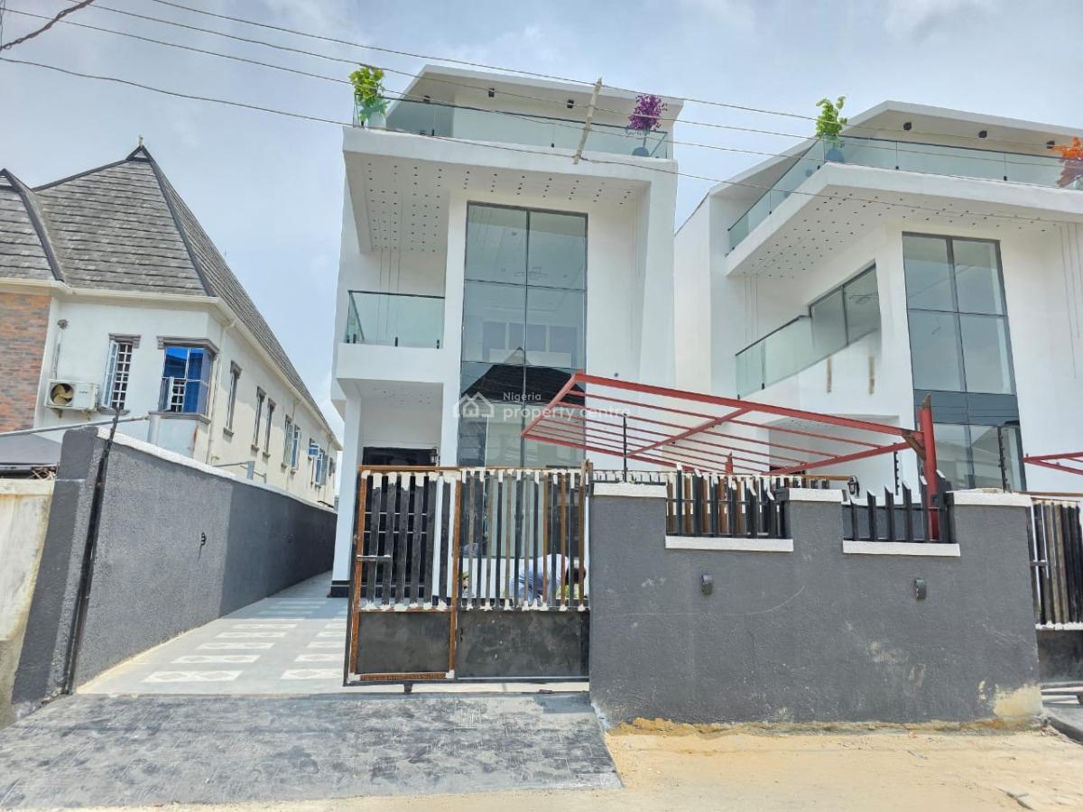 5 Bedroom Fully Detached Duplex with Bq Swimming Pool, Abraham Adesanya Lekki Ajah, Ajah, Lagos, Detached Duplex for Sale