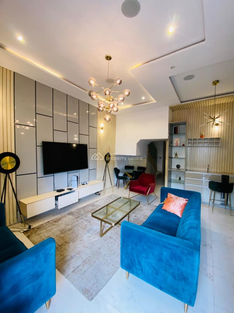 Furnished 4 Bed Duplex with 1bq, Osapa London, Osapa, Lekki, Lagos, Semi-detached Duplex for Sale