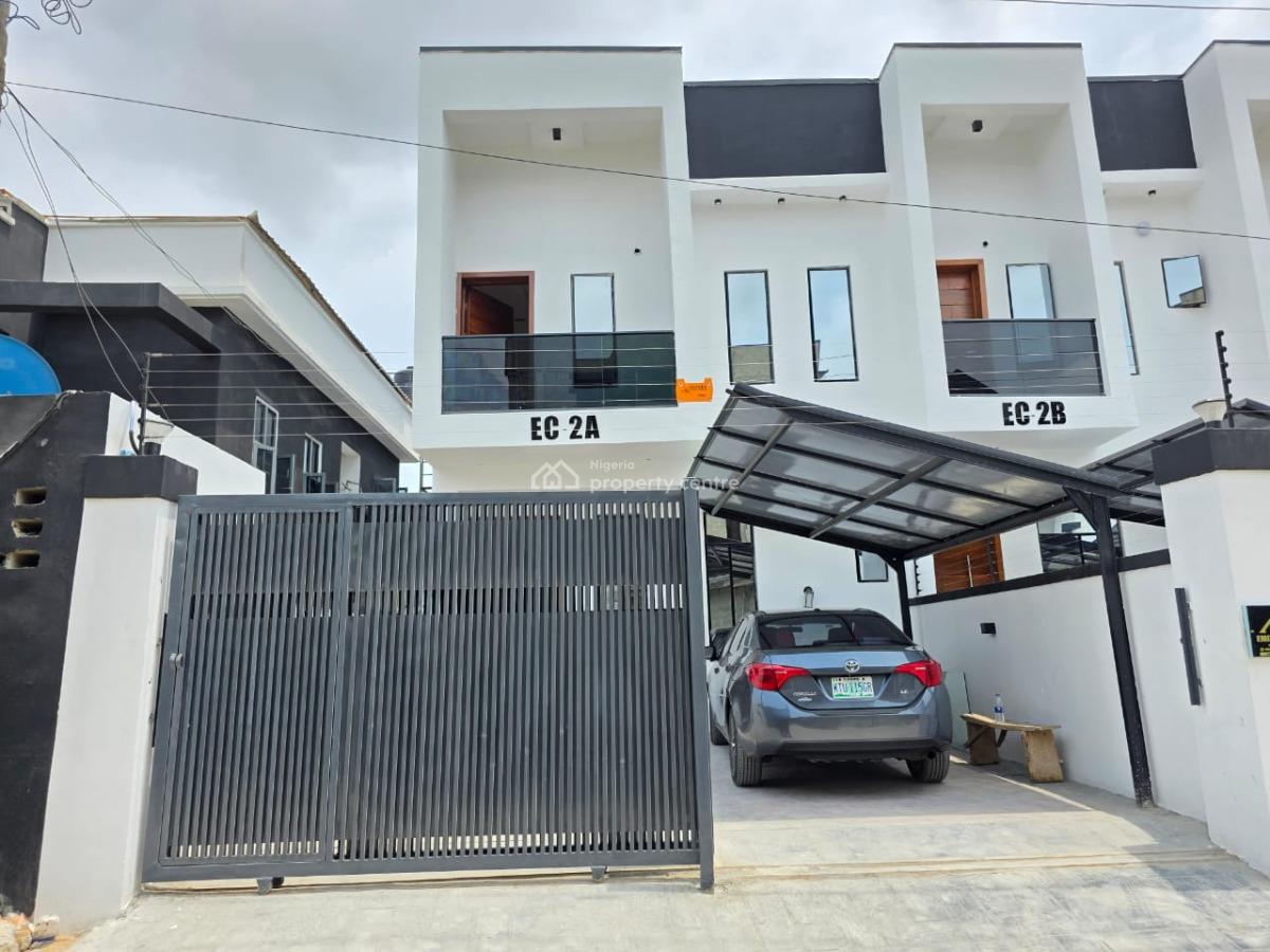 Nicely Built Luxury 4 Bed Semi Detached Duplex with Bq*️, Abraham Adesanya Lekki Ajah, Ajah, Lagos, Semi-detached Duplex for Sale