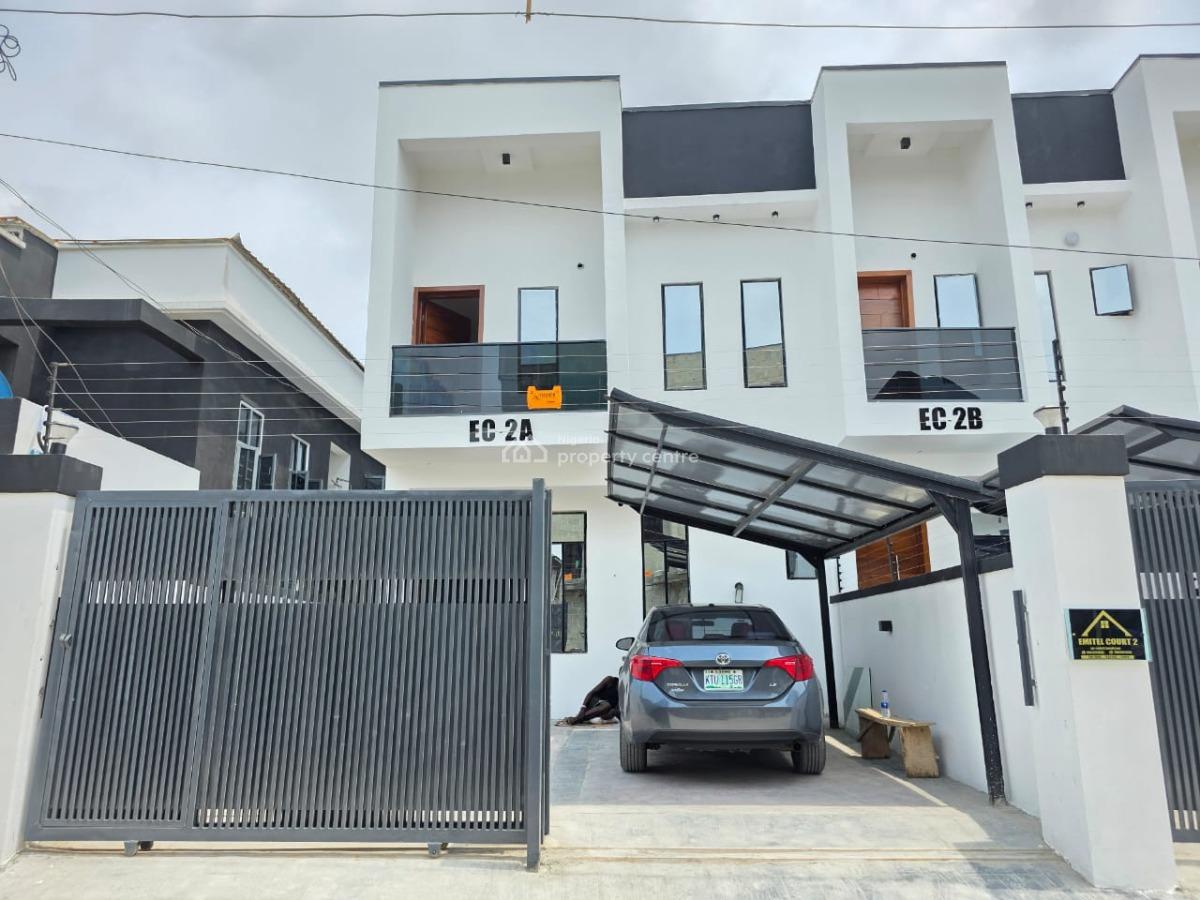 Nicely Built Luxury 4 Bed Semi Detached Duplex with Bq*️, Abraham Adesanya Lekki Ajah, Ajah, Lagos, Semi-detached Duplex for Sale