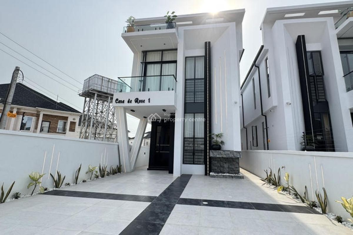Charming 5 Bedroom Detached Duplex with Swimming Pool and Bq, Ikota Villa Estate, Ikota, Lekki, Lagos, Detached Duplex for Sale