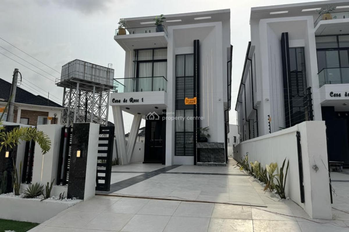 Charming 5 Bedroom Detached Duplex with Swimming Pool and Bq, Ikota Villa Estate, Ikota, Lekki, Lagos, Detached Duplex for Sale
