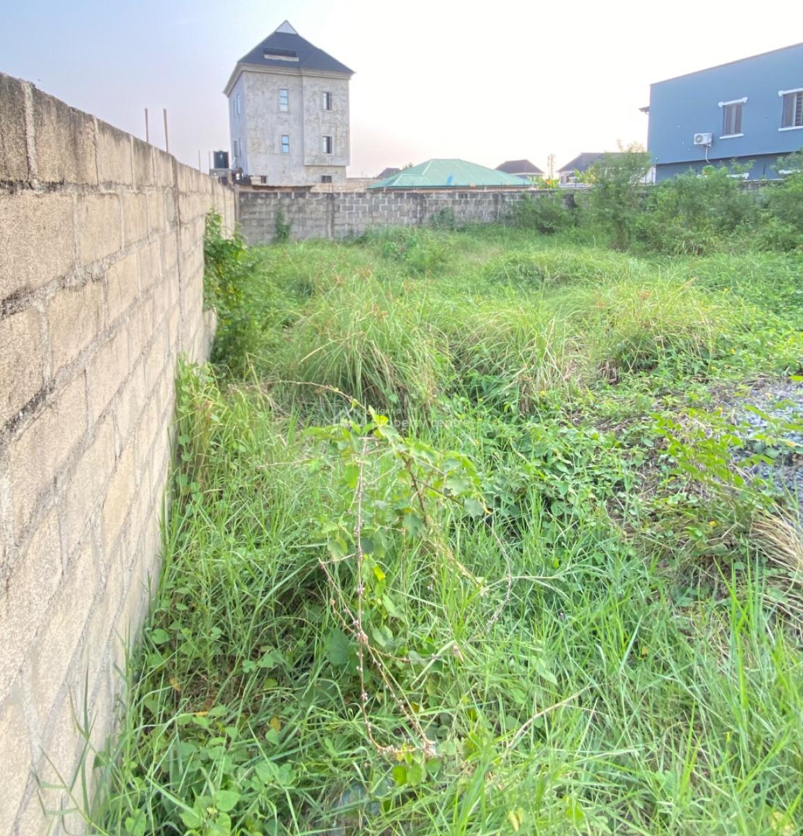 Half of Cornerpiece Land Measuring 350sqm Fenced and Gated, Ogombo, Ajah, Lagos, Residential Land for Sale