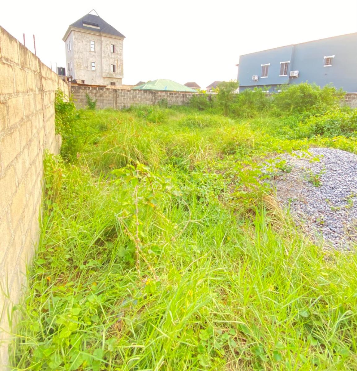 Half of Cornerpiece Land Measuring 350sqm Fenced and Gated, Ogombo, Ajah, Lagos, Residential Land for Sale