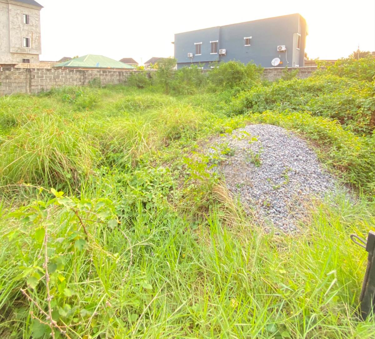 Half of Cornerpiece Land Measuring 350sqm Fenced and Gated, Ogombo, Ajah, Lagos, Residential Land for Sale