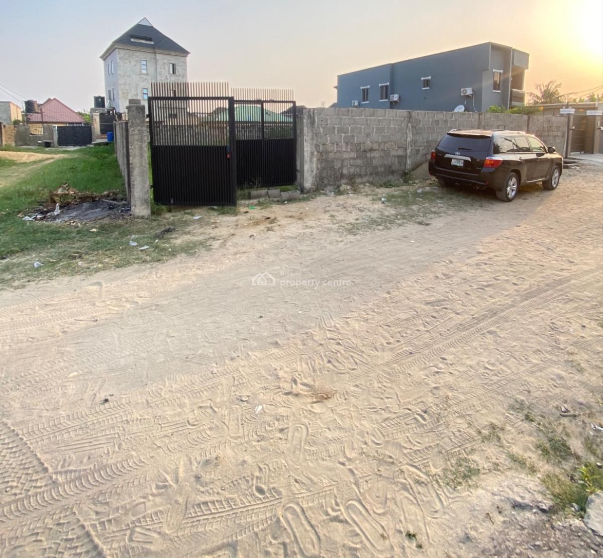 Half of Cornerpiece Land Measuring 350sqm Fenced and Gated, Ogombo, Ajah, Lagos, Residential Land for Sale