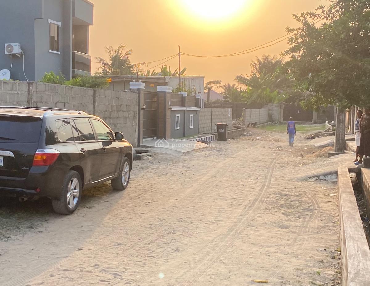 Half of Cornerpiece Land Measuring 350sqm Fenced and Gated, Ogombo, Ajah, Lagos, Residential Land for Sale