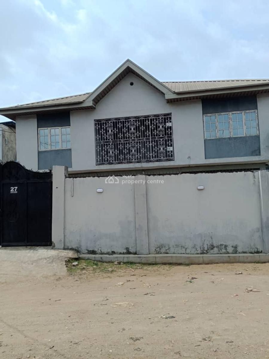 Ensuite 2 Bedroom Flat Sitting Room with P.o.p, New Oko-oba, Agege, Lagos, Flat / Apartment for Rent