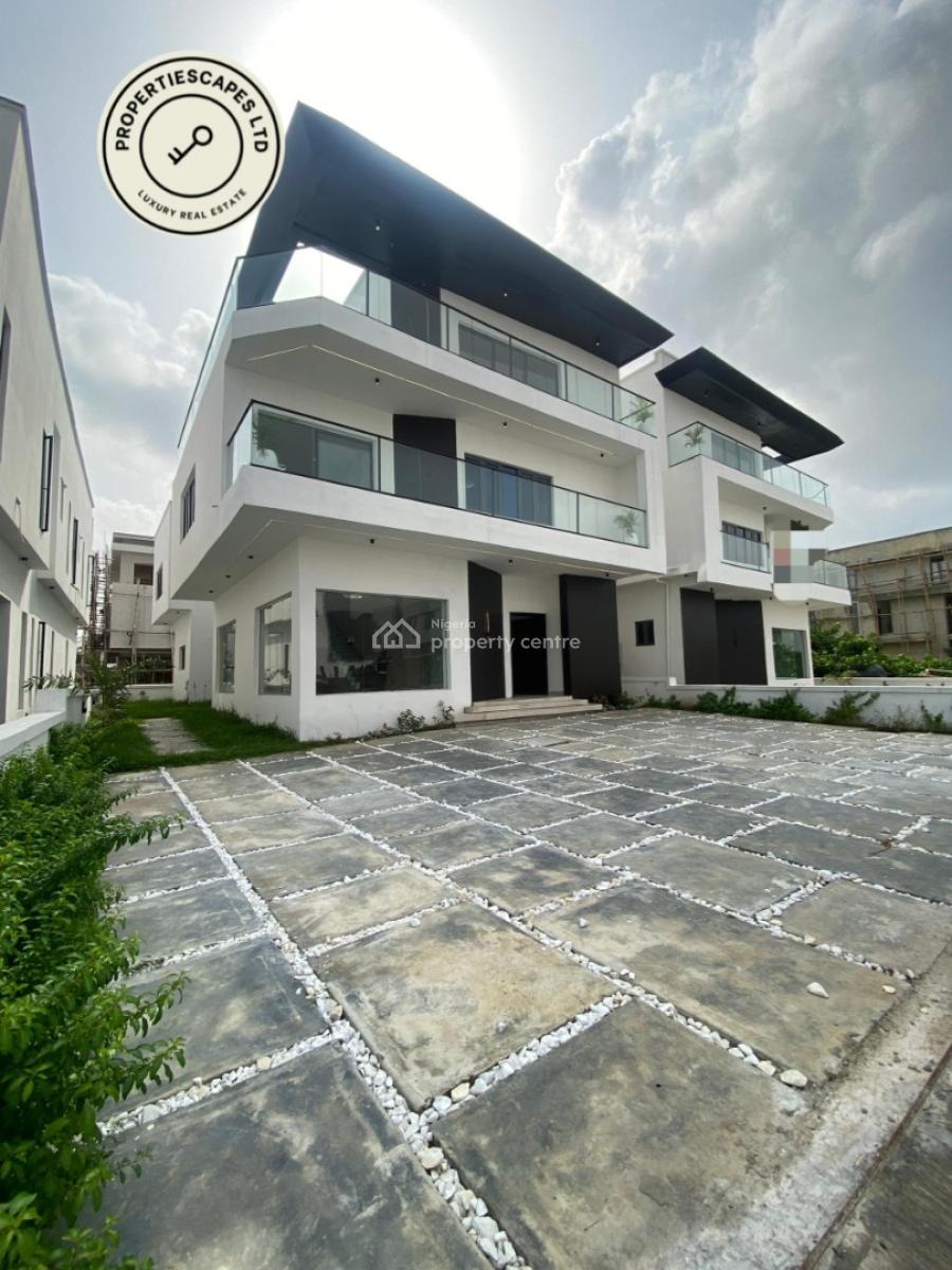 Neatly Built 5 Bedroom Fully Detached Duplex - Bq- Ikota-, Ikota, Lekki, Lagos, Detached Duplex for Sale