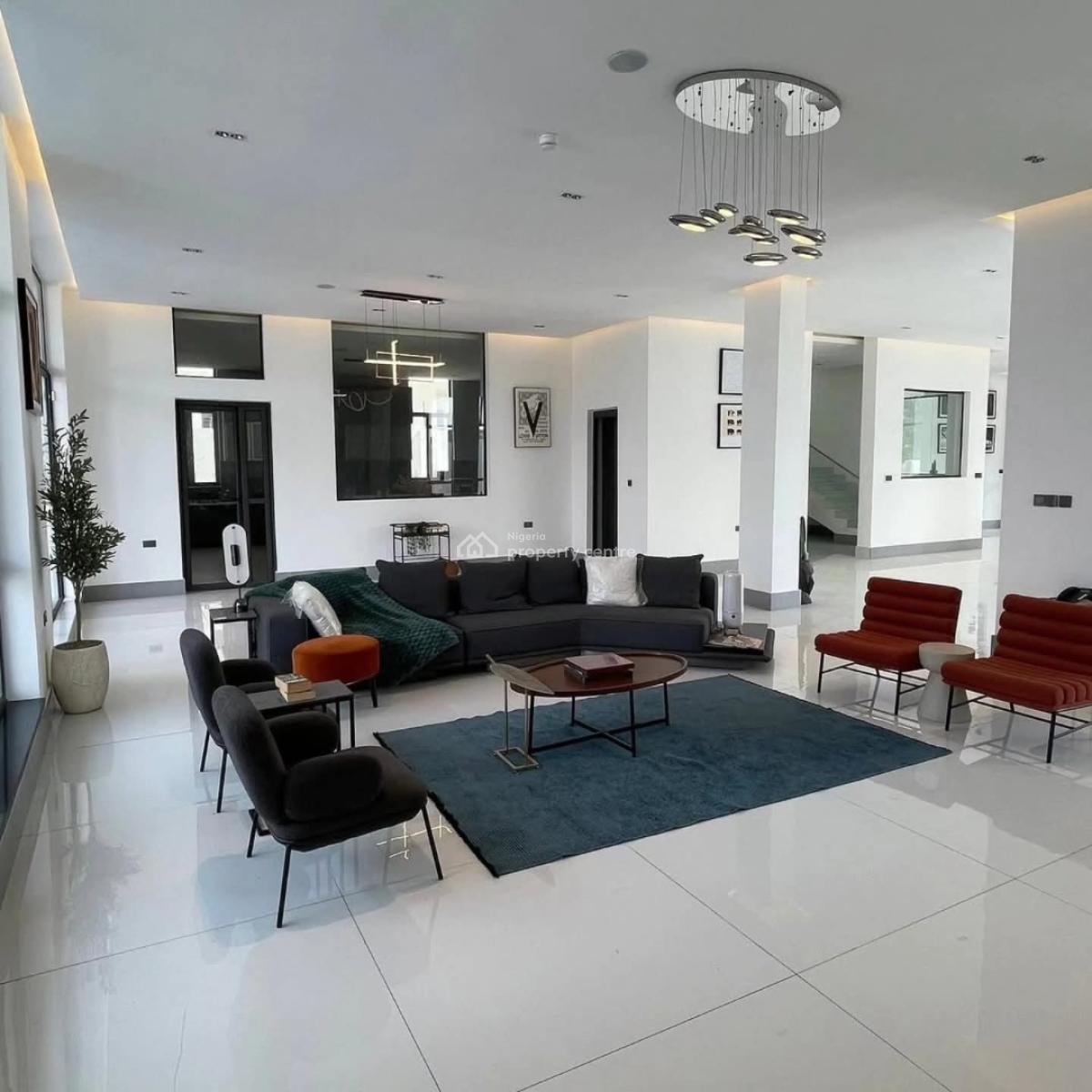 Brand New 7 Bedroom Contemporary Detached Duplex with an Elevator,pool, Asokoro,district Abuja, Asokoro District, Abuja, Detached Duplex for Sale