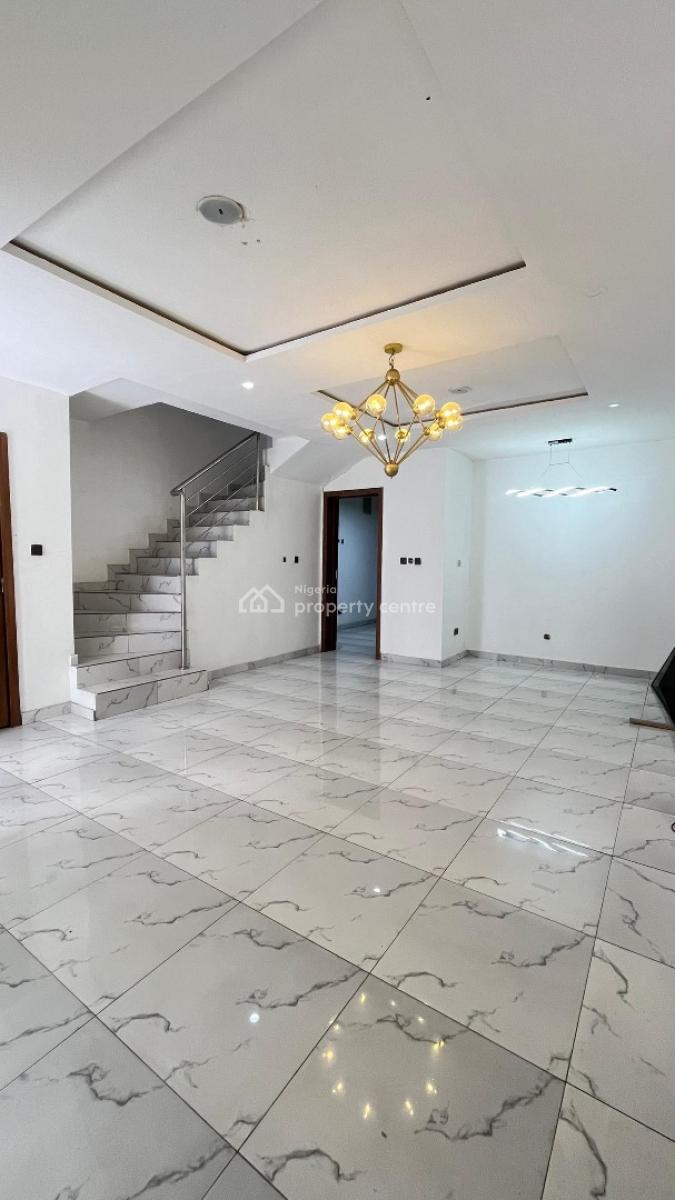 Spacious 4 Bedroom Terraced Duplex with Bq in Chevron, Chevron, Lekki, Lagos, Terraced Duplex for Sale