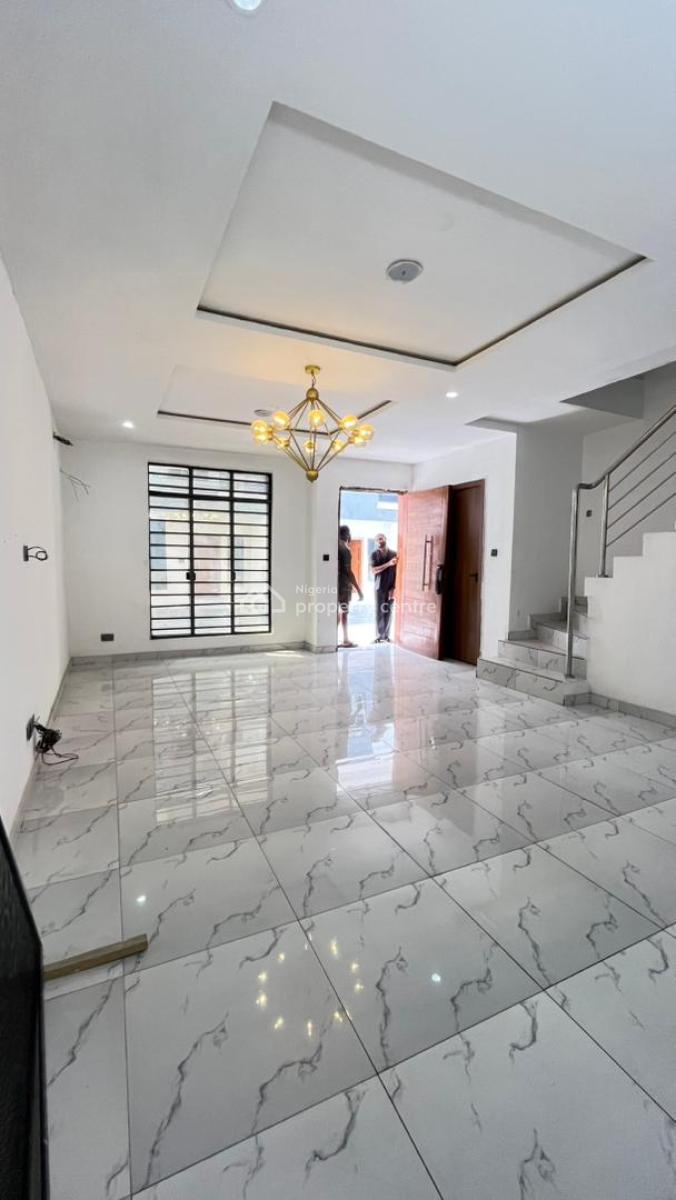 Spacious 4 Bedroom Terraced Duplex with Bq in Chevron, Chevron, Lekki, Lagos, Terraced Duplex for Sale
