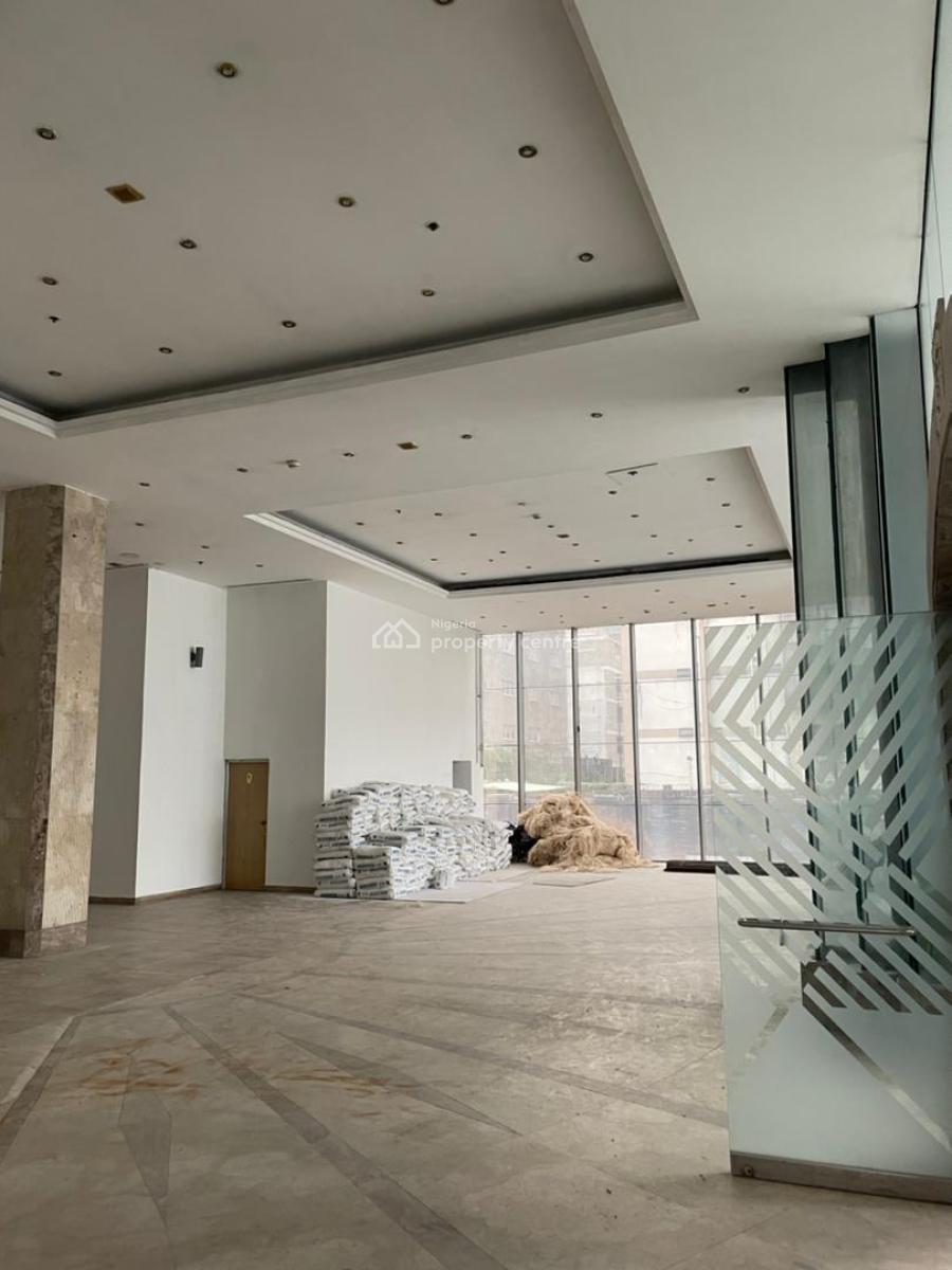 Serviced Open Space Measuring 115 Square Meters, Off Akin Adesola Street, Victoria Island (vi), Lagos, Office Space for Rent