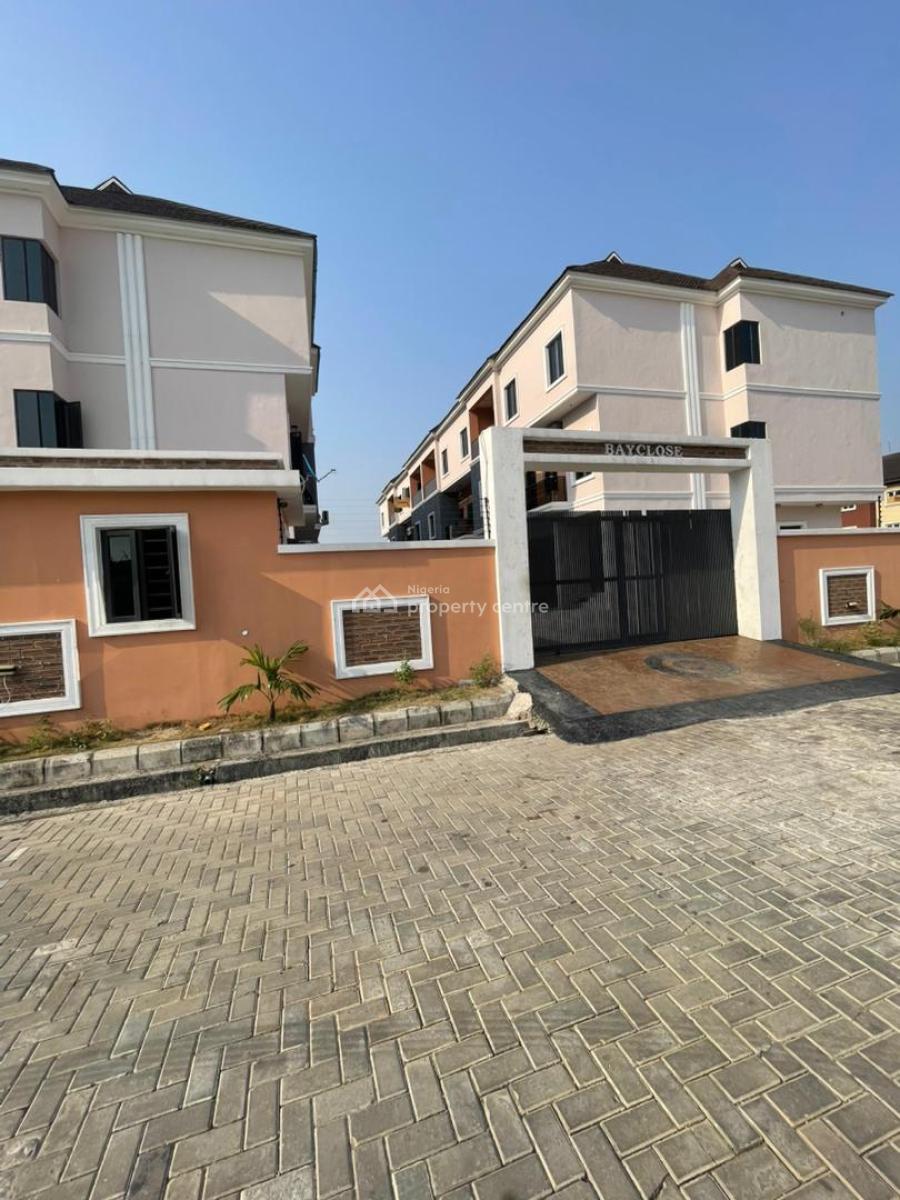Nice 4 Bedroom Terrace Duplex with Bq and Swimming Pool, Ikate, Lekki, Lagos, Flat / Apartment for Sale