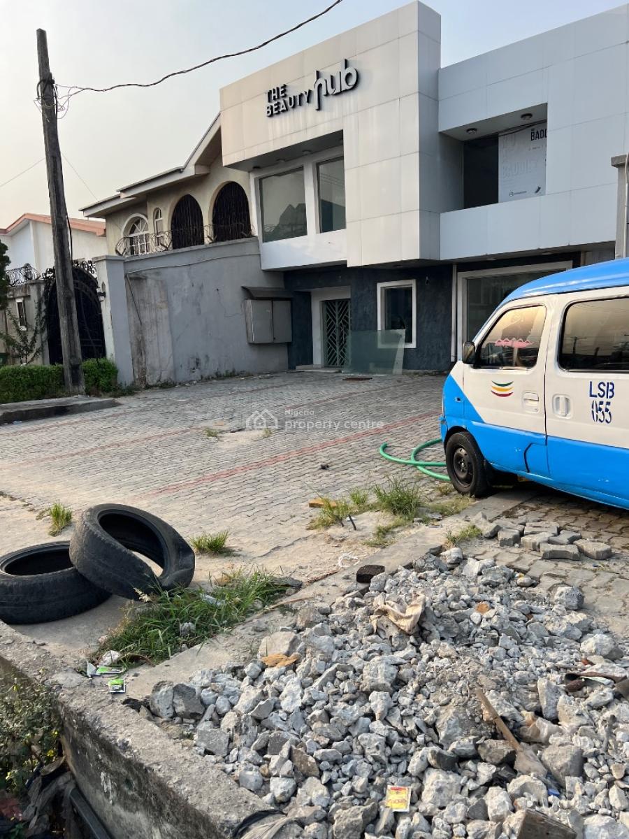Full-sized Detached Commercial Property on a Major Commercial Road, Lekki Phase 1, Lekki, Lagos, Commercial Property for Rent